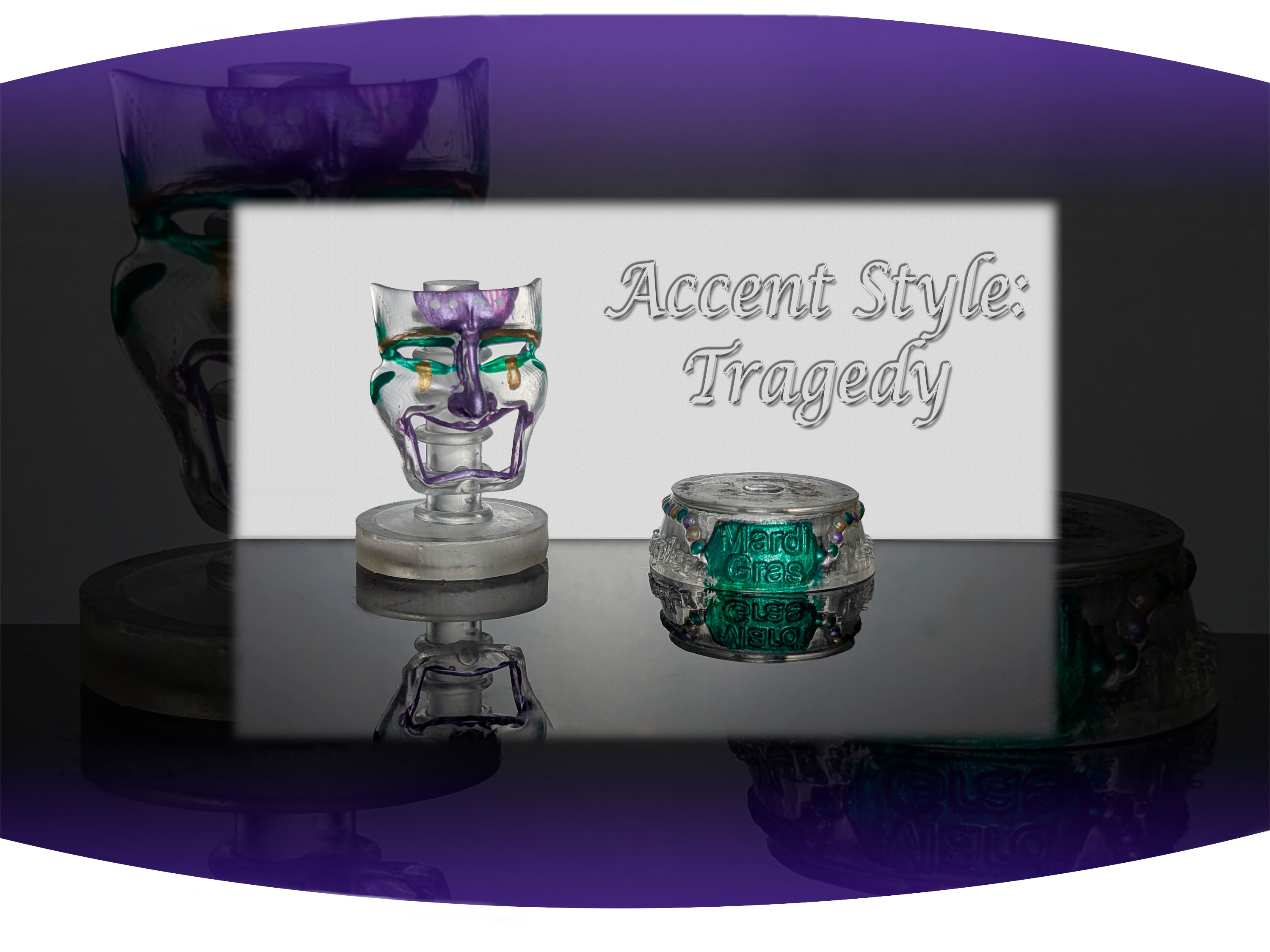 White screen printed  t-shirt with the black text Bywater with red stamp across it that says gentrified